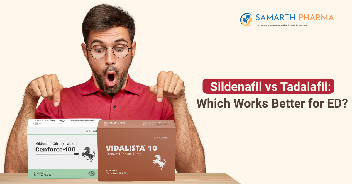 Sildenafil vs Tadalafil Which Works Better for ED